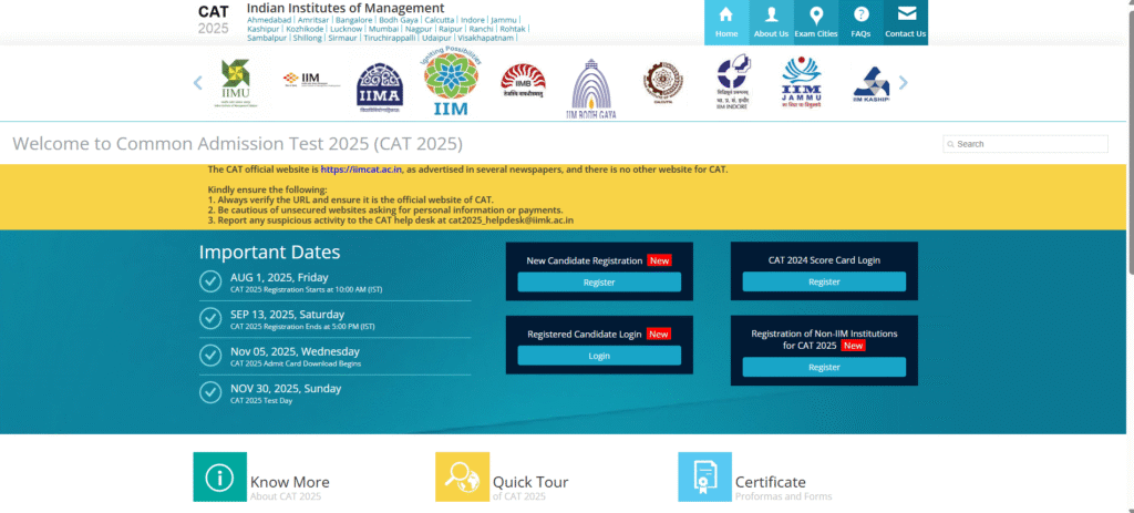 IIM CAT 2025 Admission Online Form